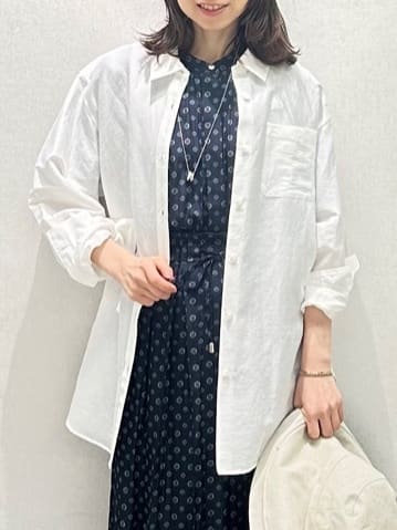Miwaさんの「UNTITLED｜◆【セットアップ可能/オンオフ】小紋柄ブラウス」を使ったコーディネート