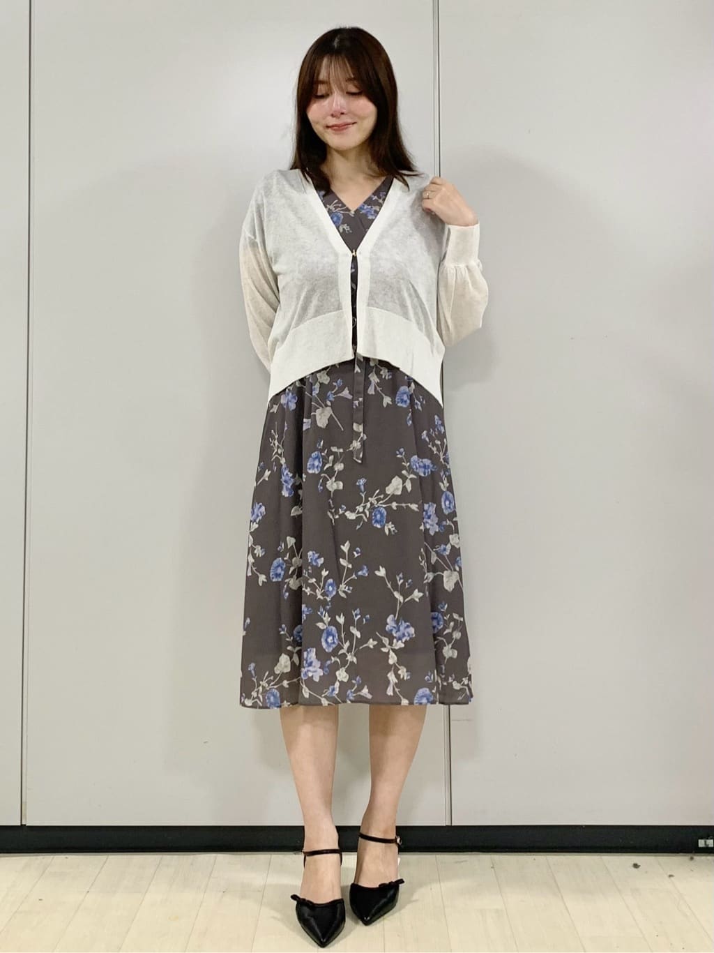 kasumiさんの「index｜《5色展開》コンパクトショートカーディガン【洗濯機洗い可】」を使ったコーディネート