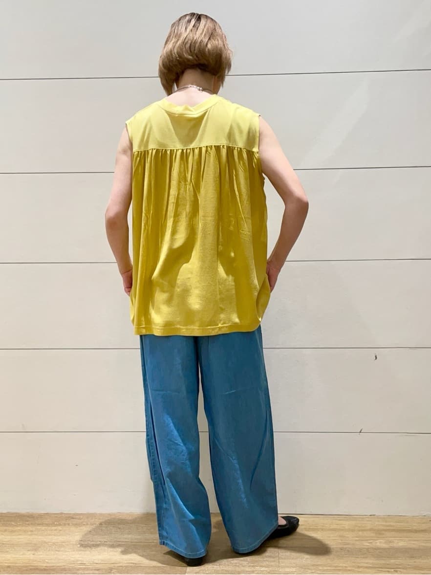 Ryoさんの「THE SHOP TK｜異素材切替フォトプリントTシャツ【洗える】」を使ったコーディネート