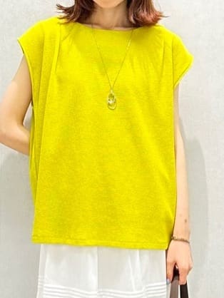 Miwaさんの「UNTITLED｜【ジャージ素材】インナードッキングシアーカットソー」を使ったコーディネート