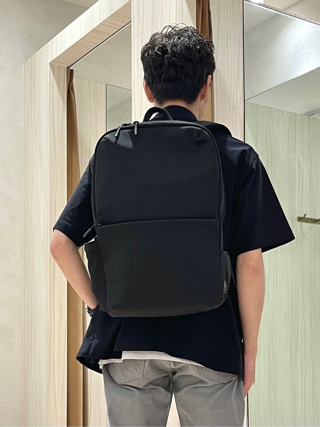 URAさんの「TAKEO KIKUCHI｜【COOL CITY WEAR】エアートール オープンカラーシャツ /接触冷感・通気性」を使ったコーディネート