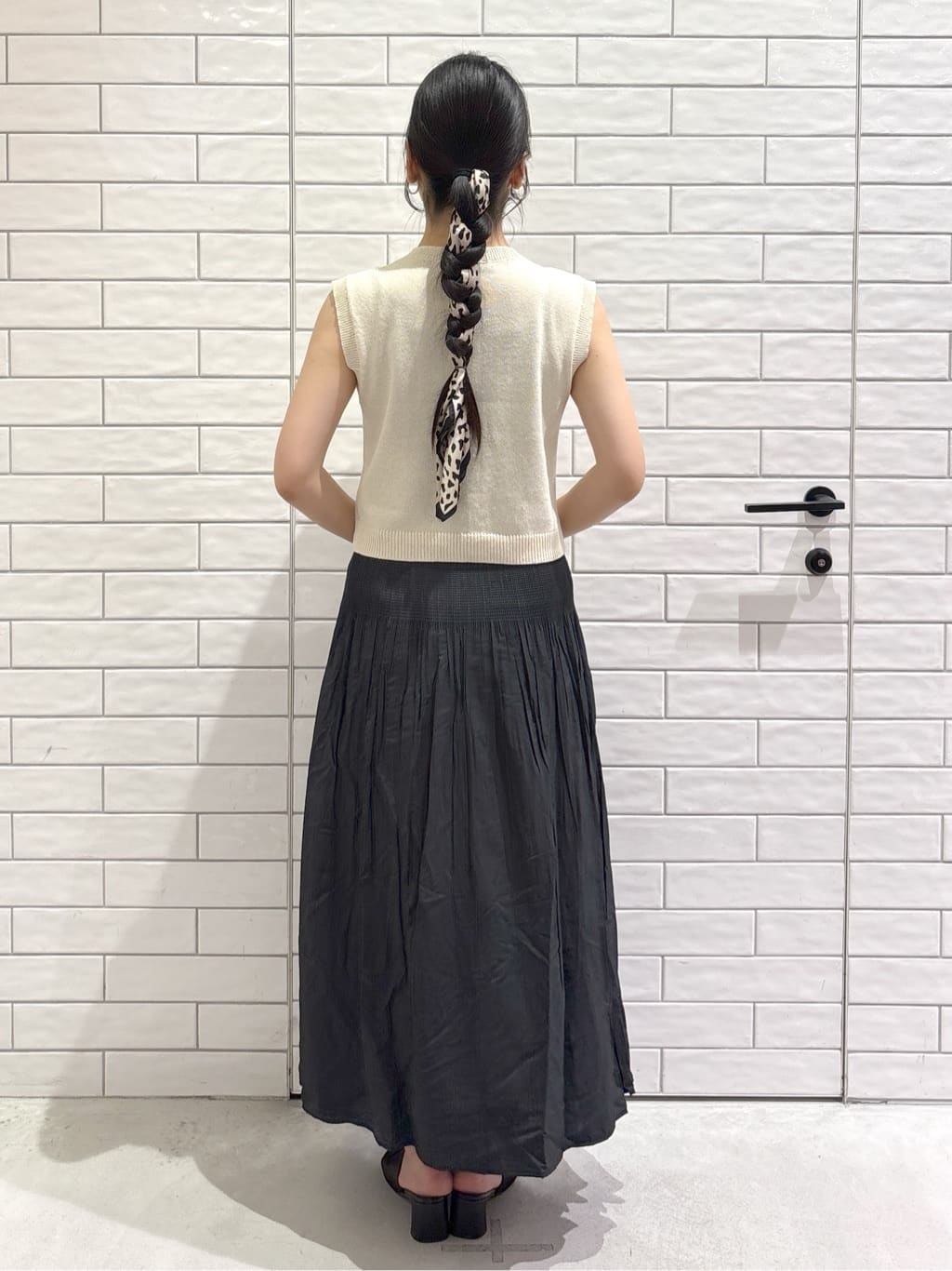 ayumiさんの「OPAQUE.CLIP｜ダブルポケットニット【洗濯機洗い可】」を使ったコーディネート