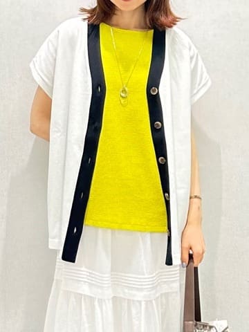 Miwaさんの「UNTITLED｜【ジャージ素材】インナードッキングシアーカットソー」を使ったコーディネート