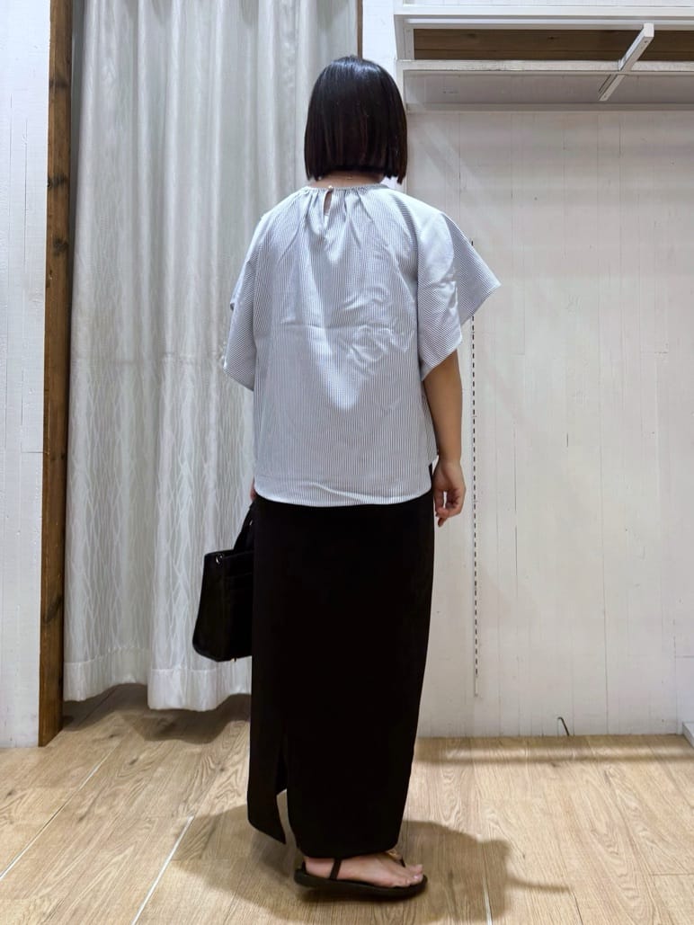 chさんの「THE SHOP TK｜フレアスリーブブラウス【二の腕カバー/UV/洗濯機OK】」を使ったコーディネート