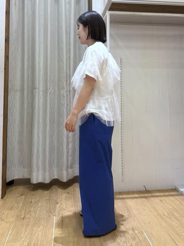 chさんの「THE SHOP TK｜【セットアイテム】チュール&times;ロゴTシャツ/洗える」を使ったコーディネート