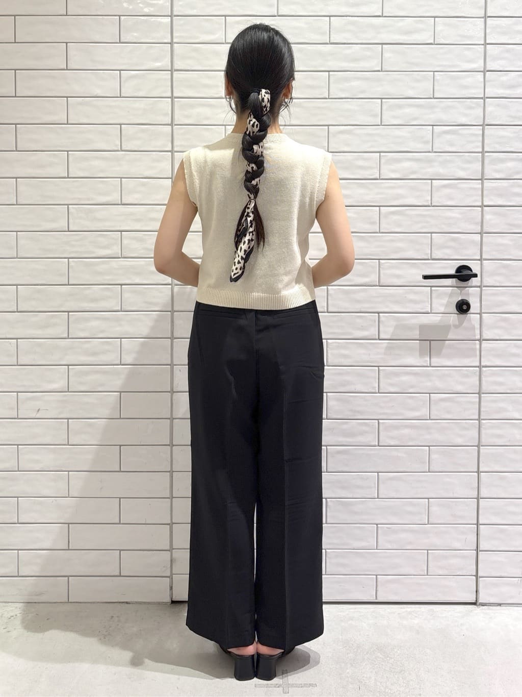 ayumiさんの「OPAQUE.CLIP｜ダブルポケットニット【洗濯機洗い可】」を使ったコーディネート