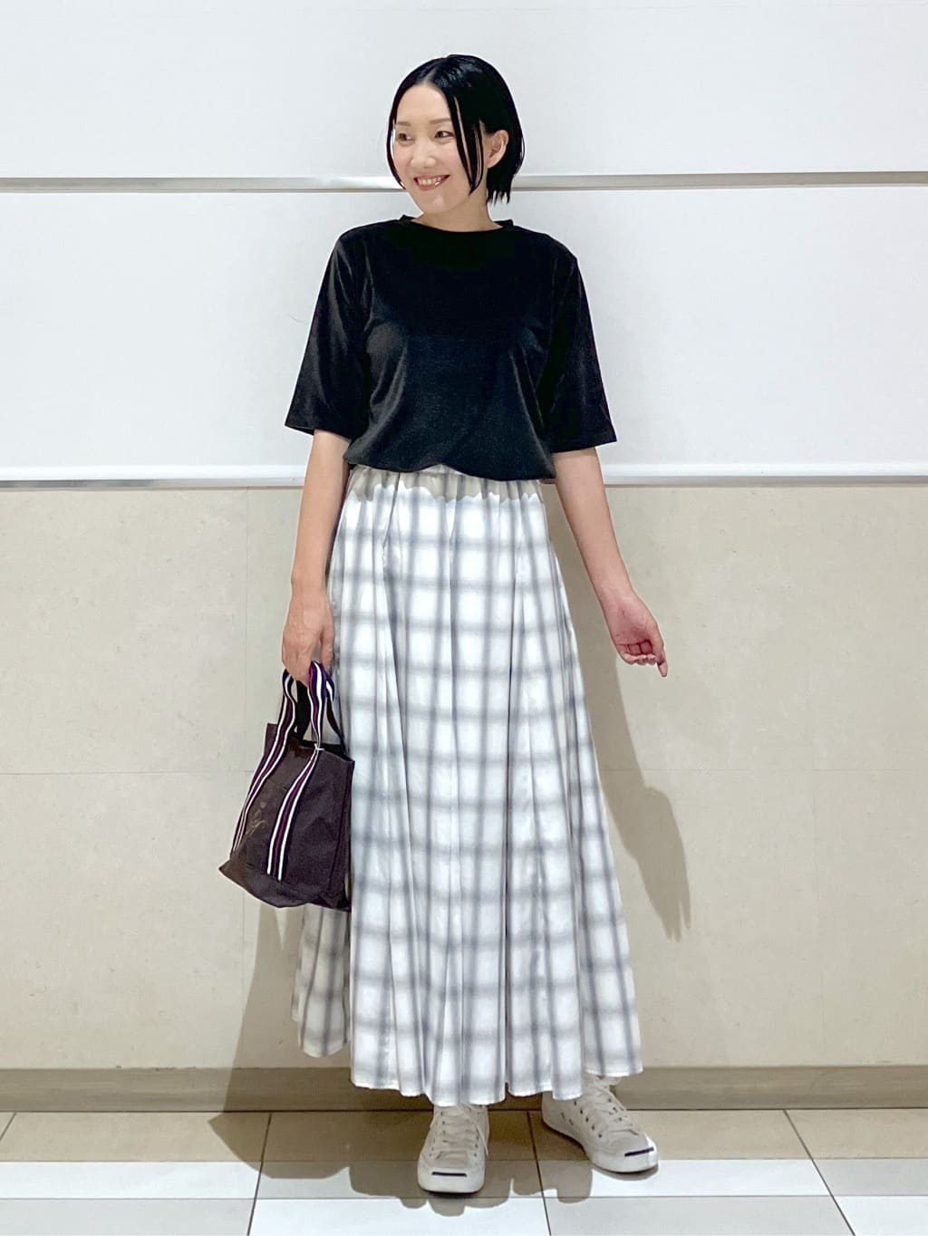 eriko さんの「Dessin｜【洗える】シアーベロアトップス」を使ったコーディネート