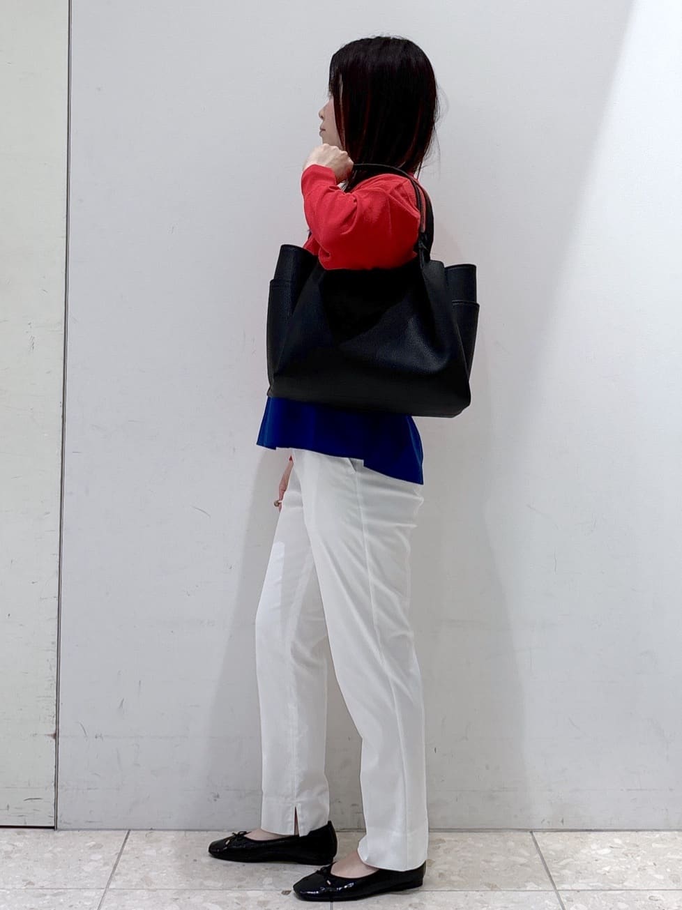 mameさんの「OPAQUE.CLIP｜【定番/6color】名品フラットバレエシューズ」を使ったコーディネート