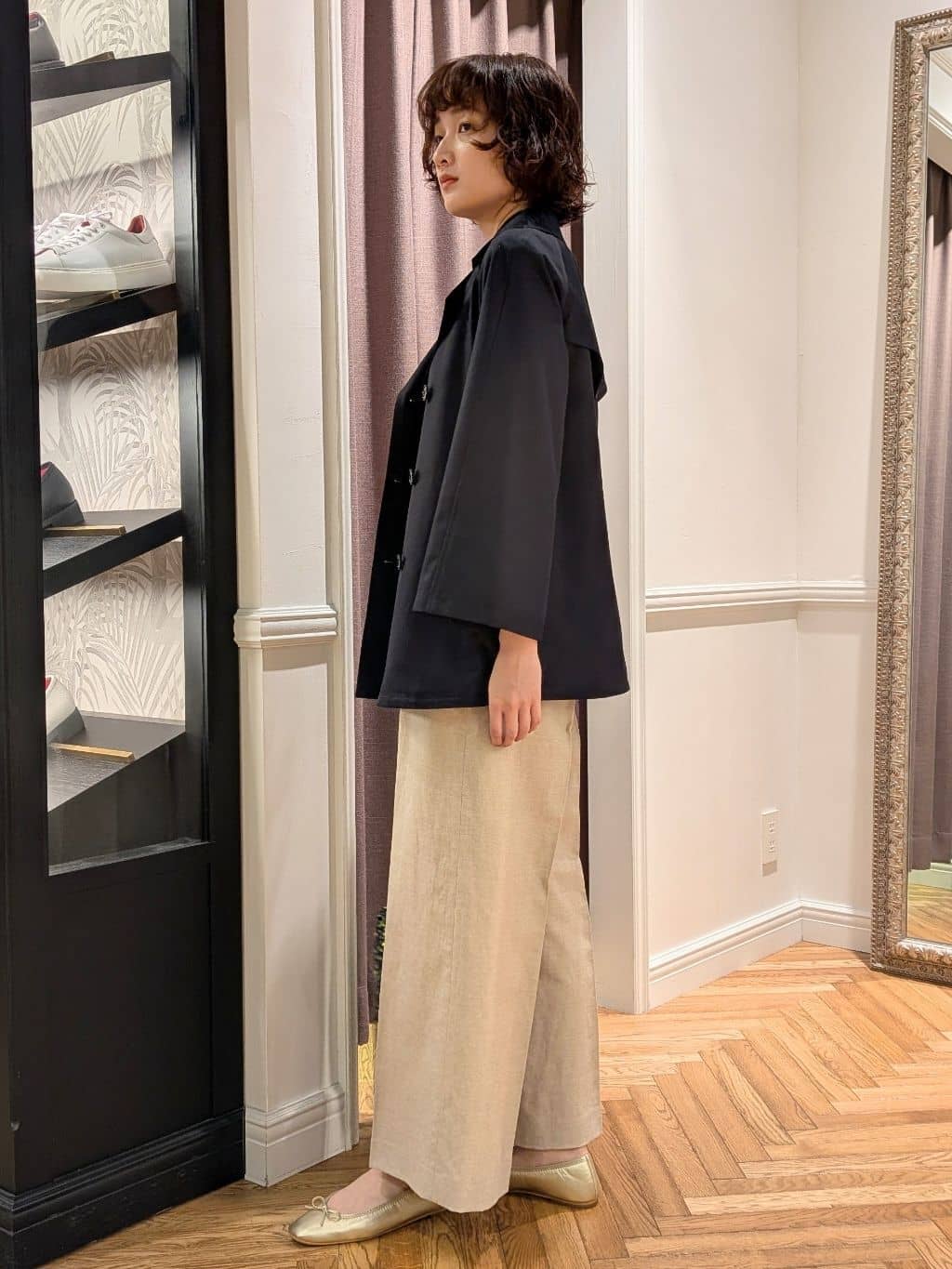 saoriさんの「DRESSTERIOR｜◆ソフトレザーバレエシューズ」を使ったコーディネート