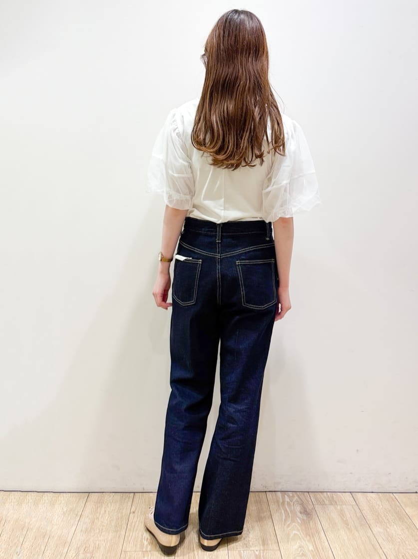 ayaさんの「index｜チュールドッキングバルーントップス【洗濯機洗い可／接触冷感】」を使ったコーディネート