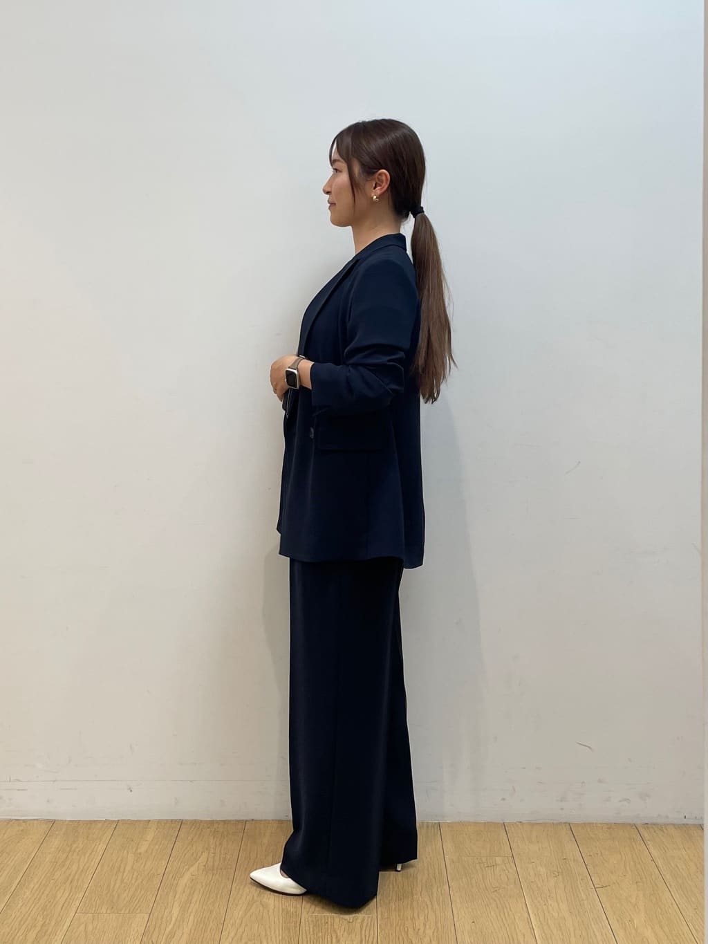 maiさんの「INDIVI｜【着る日傘／遮熱／UVケア】ダブルジャケット」を使ったコーディネート