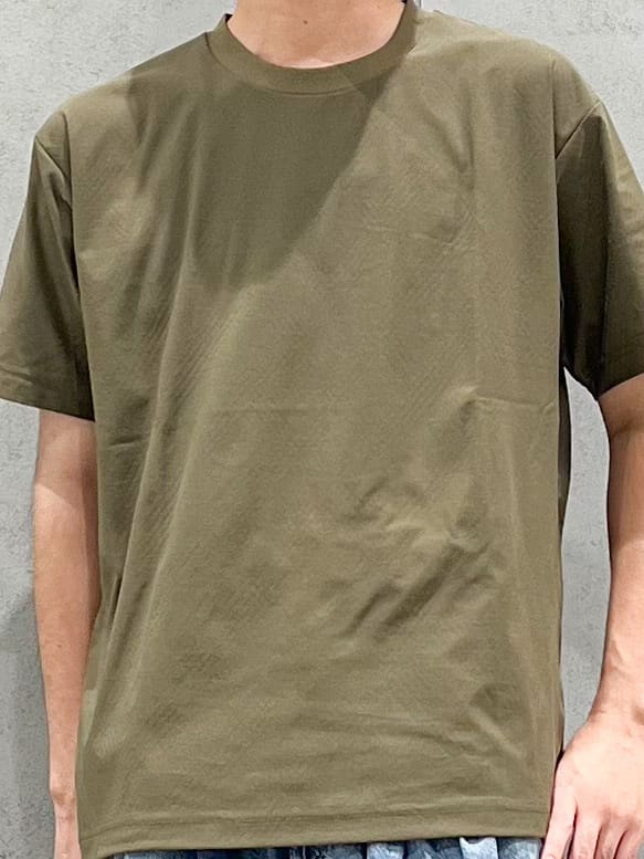 SHI-MAさんの「THE SHOP TK｜パーフェクテックリンクス半袖Tシャツ 【接触冷感／吸水速乾／UVカット／洗濯機OK】」を使ったコーディネート