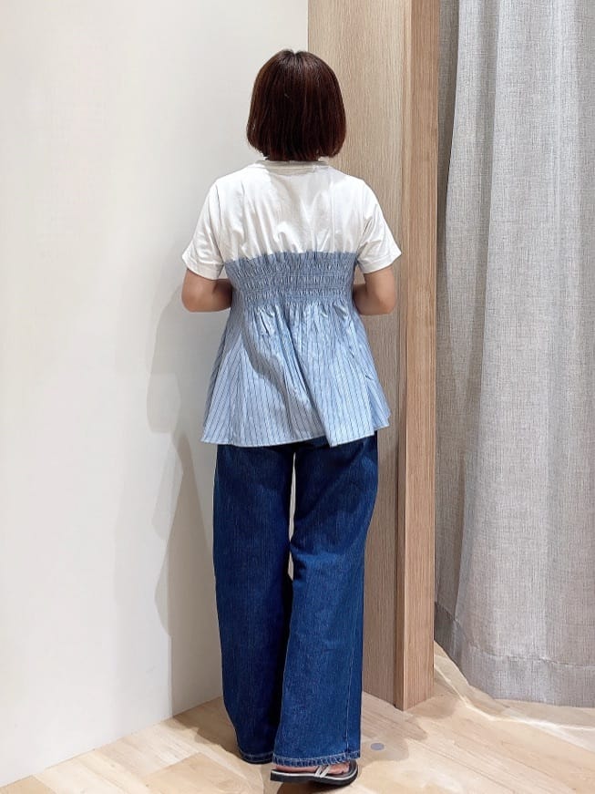 MIYUさんの「grove｜【Lee&times;grove別注】WIDE DENIM PANTS」を使ったコーディネート