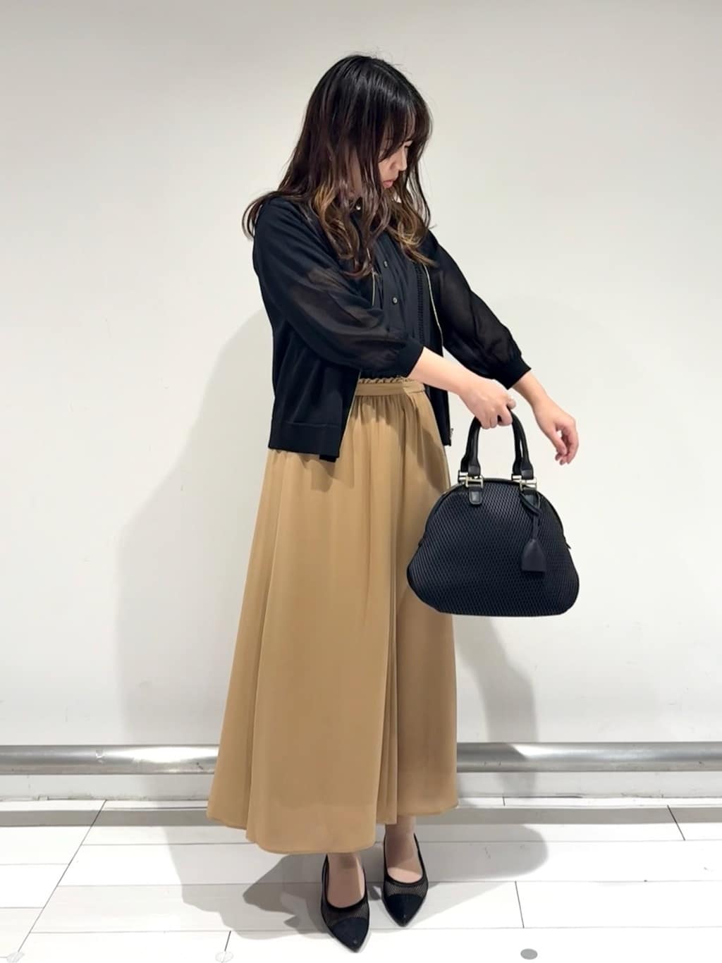 Azusaさんの「Reflect｜◆【選べる7色◎／手洗い可】フロントピンタックデザインブラウス」を使ったコーディネート