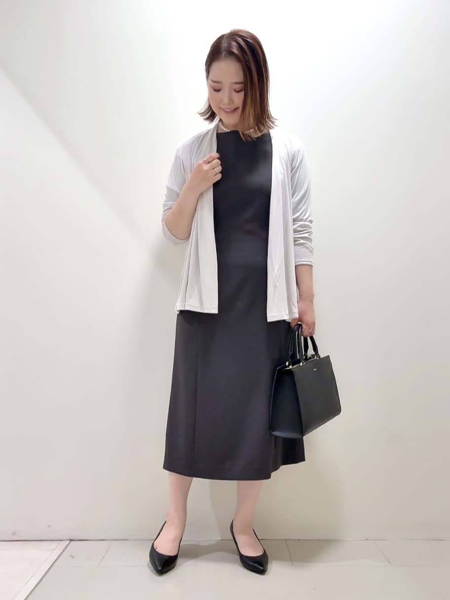 YUIさんの「UNTITLED｜◆【接触冷感/UV機能/遮熱】ジャージカーディガン」を使ったコーディネート