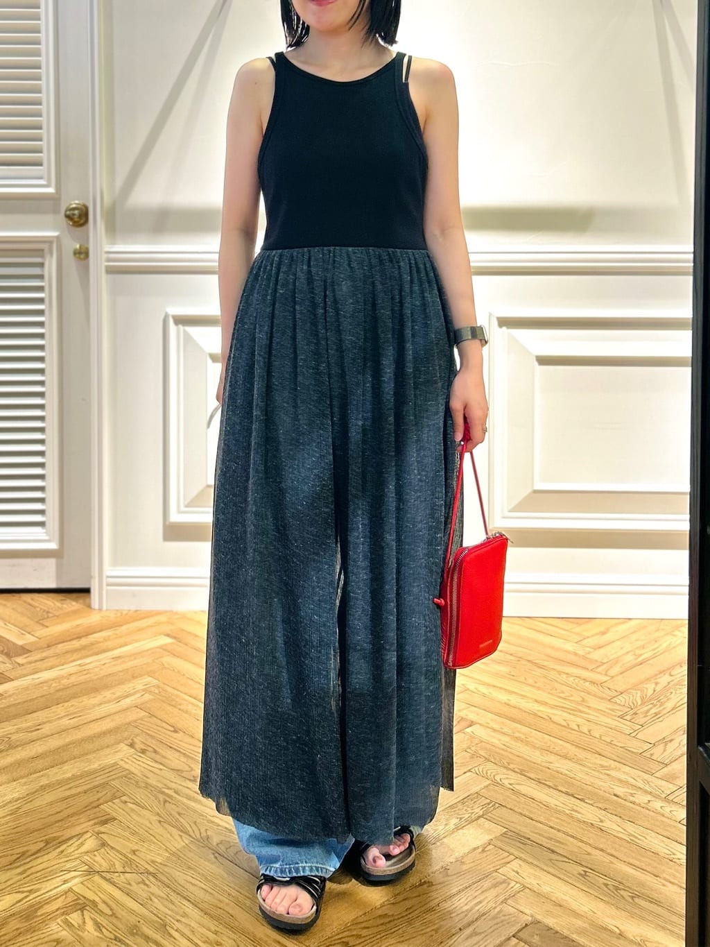 cocoさんの「DRESSTERIOR｜Carouselambra（ケラウズランブラ）【別注】BOAT TANK TOP DRESS」を使ったコーディネート