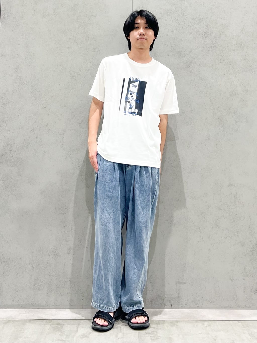 SHI-MAさんの「THE SHOP TK｜リサイクルアート半袖Tシャツ【接触冷感/洗濯機OK】」を使ったコーディネート