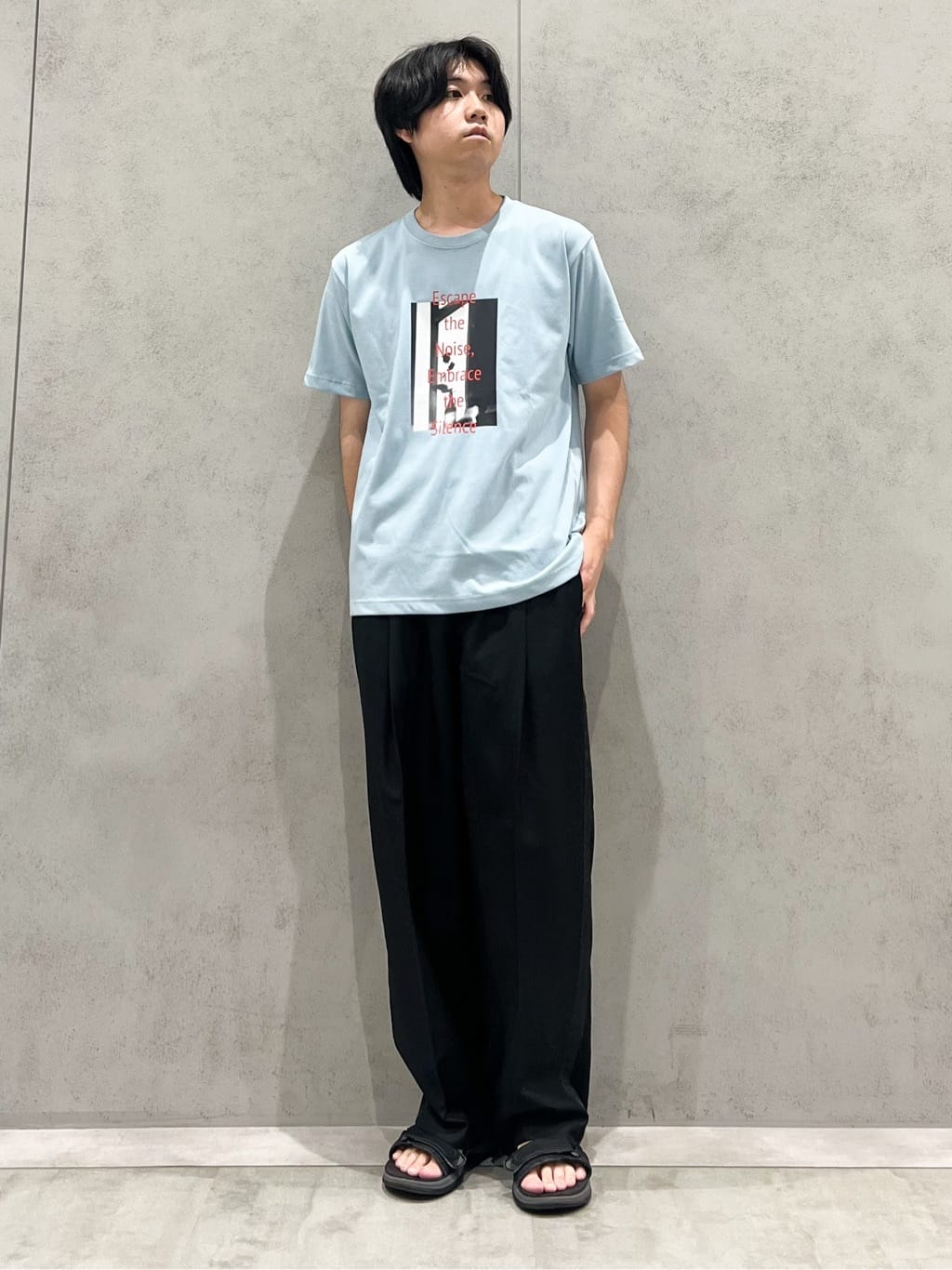 SHI-MAさんの「THE SHOP TK｜リサイクルアート半袖Tシャツ【接触冷感/洗濯機OK】」を使ったコーディネート