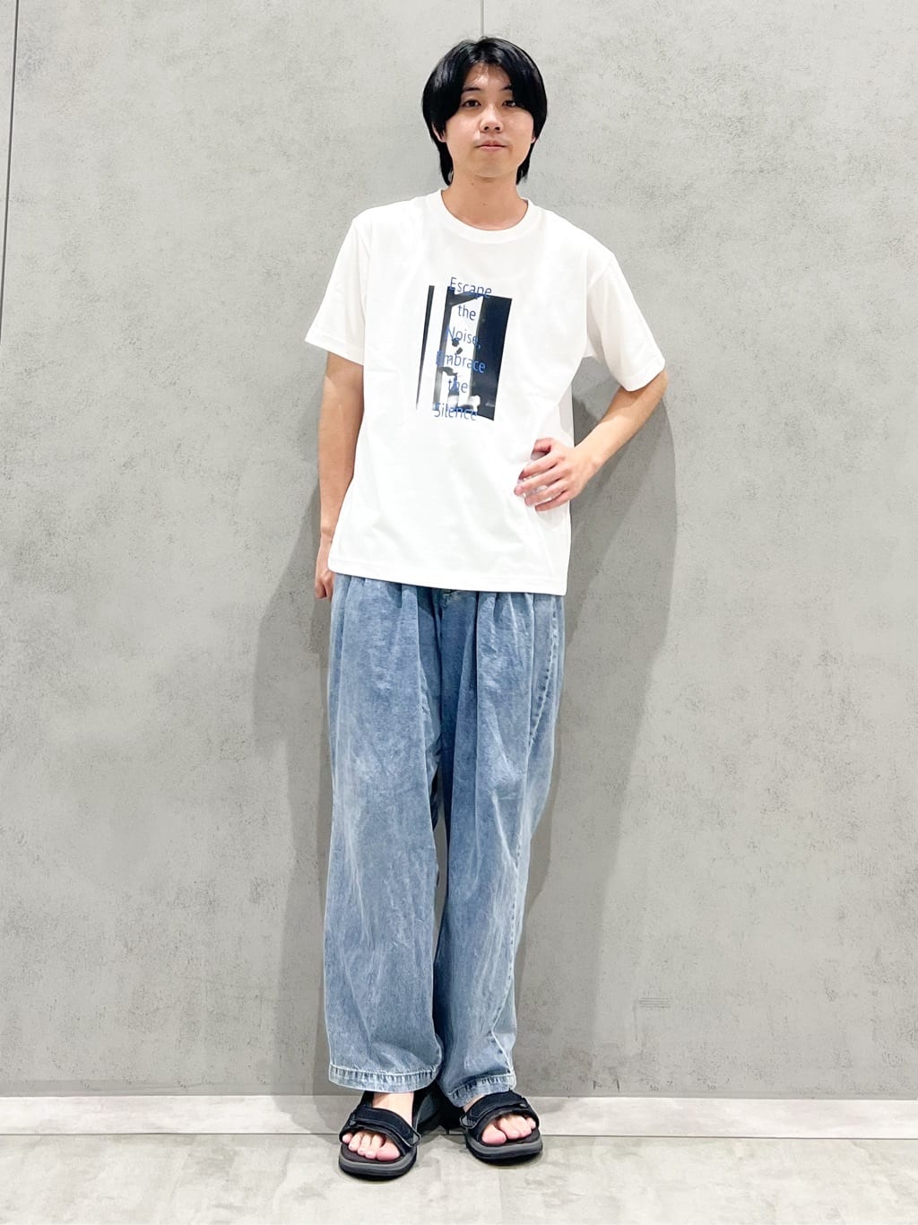 SHI-MAさんの「THE SHOP TK｜リサイクルアート半袖Tシャツ【接触冷感/洗濯機OK】」を使ったコーディネート