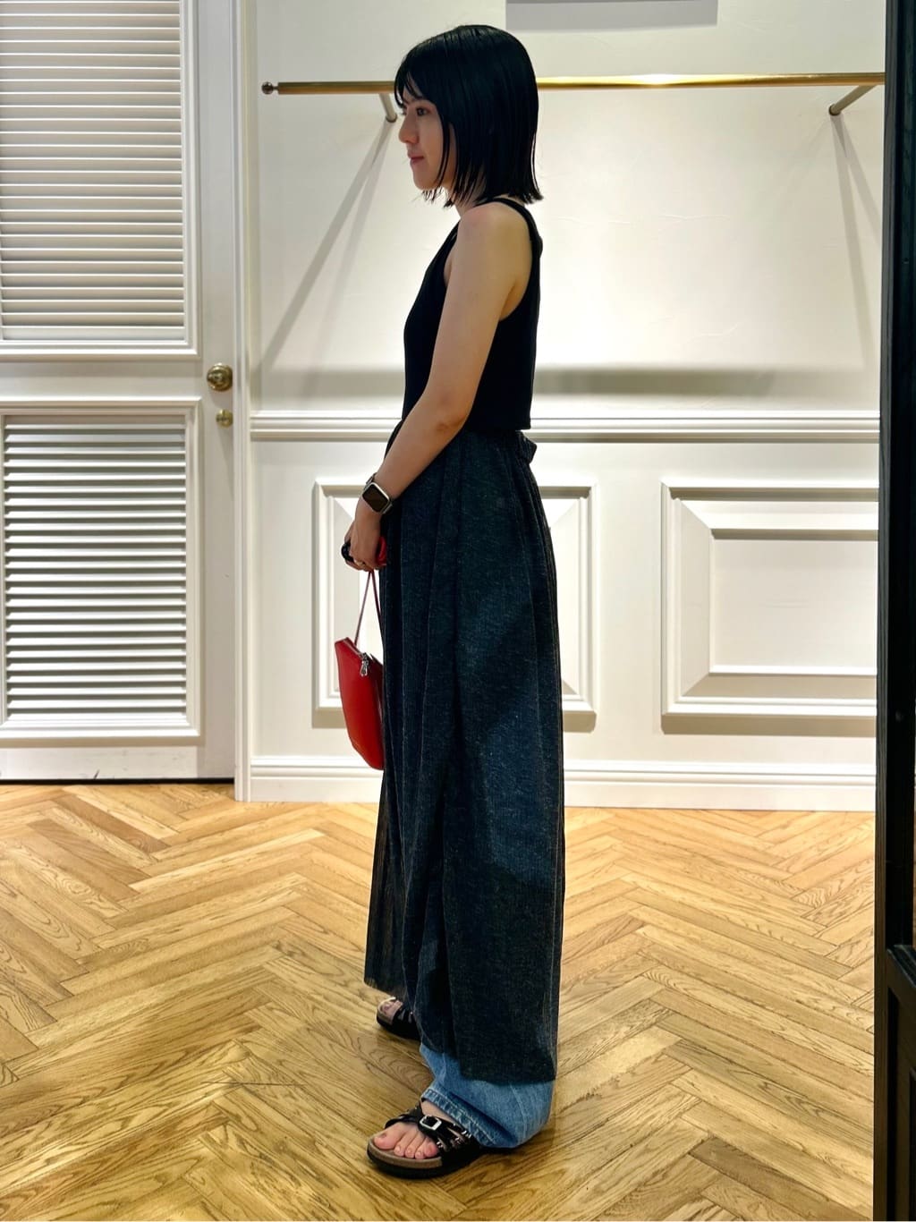 cocoさんの「DRESSTERIOR｜Carouselambra（ケラウズランブラ）【別注】BOAT TANK TOP DRESS」を使ったコーディネート