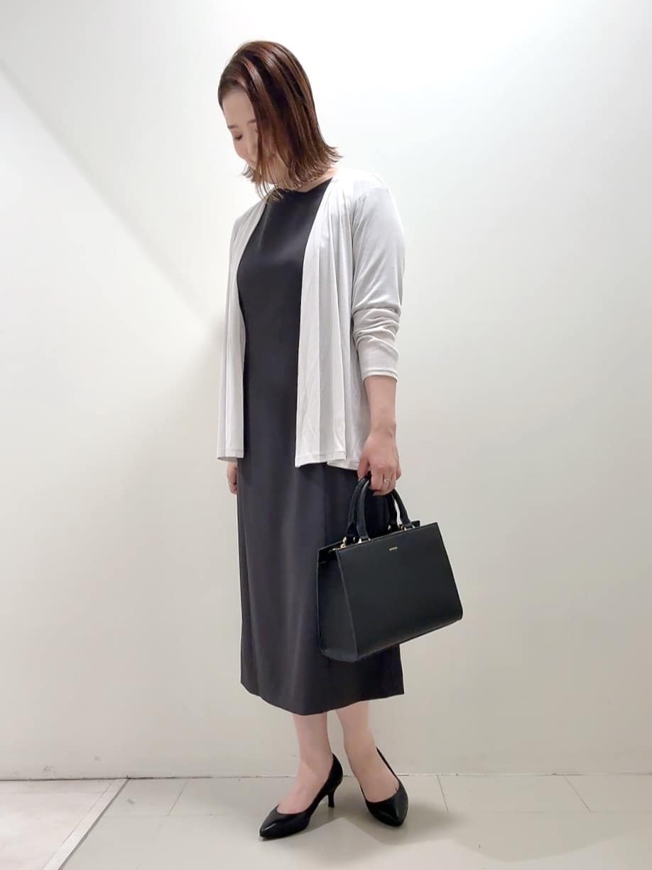 YUIさんの「UNTITLED｜◆【接触冷感/UV機能/遮熱】ジャージカーディガン」を使ったコーディネート