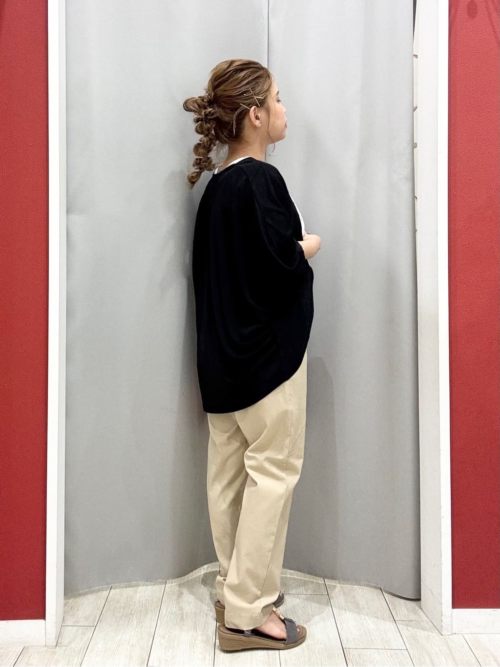 shioさんの「SHOO･LA･RUE｜【S-LL/ひんやり/UV】選べる6柄でそれぞれ欲しくなる プリントTシャツ」を使ったコーディネート