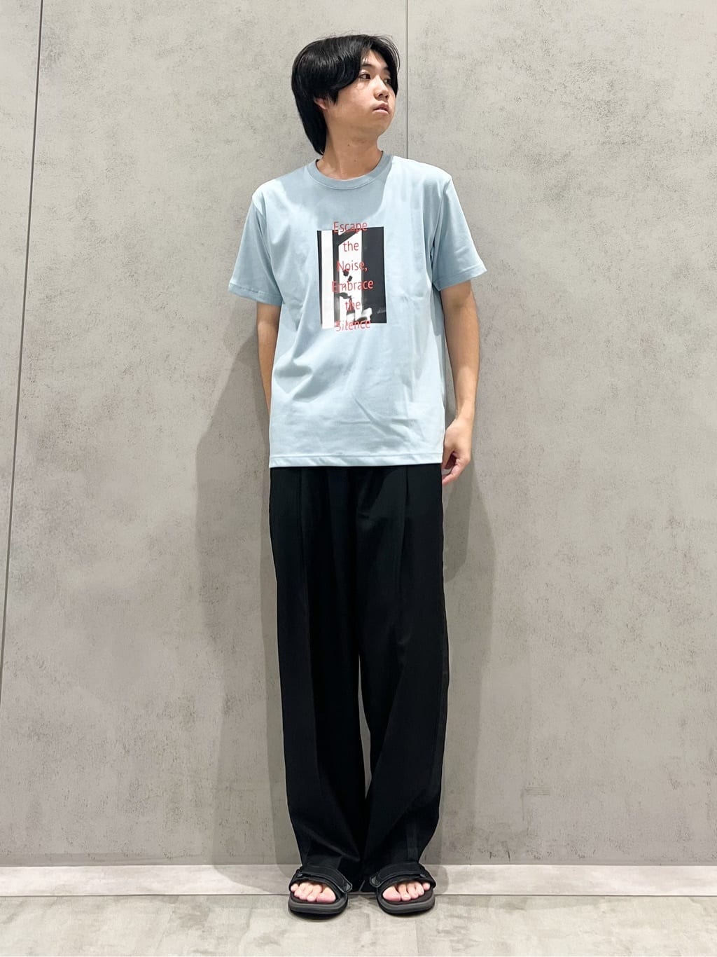 SHI-MAさんの「THE SHOP TK｜リサイクルアート半袖Tシャツ【接触冷感/洗濯機OK】」を使ったコーディネート