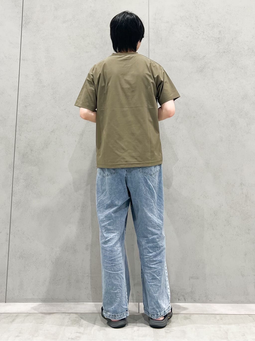 SHI-MAさんの「THE SHOP TK｜パーフェクテックリンクス半袖Tシャツ 【接触冷感／吸水速乾／UVカット／洗濯機OK】」を使ったコーディネート