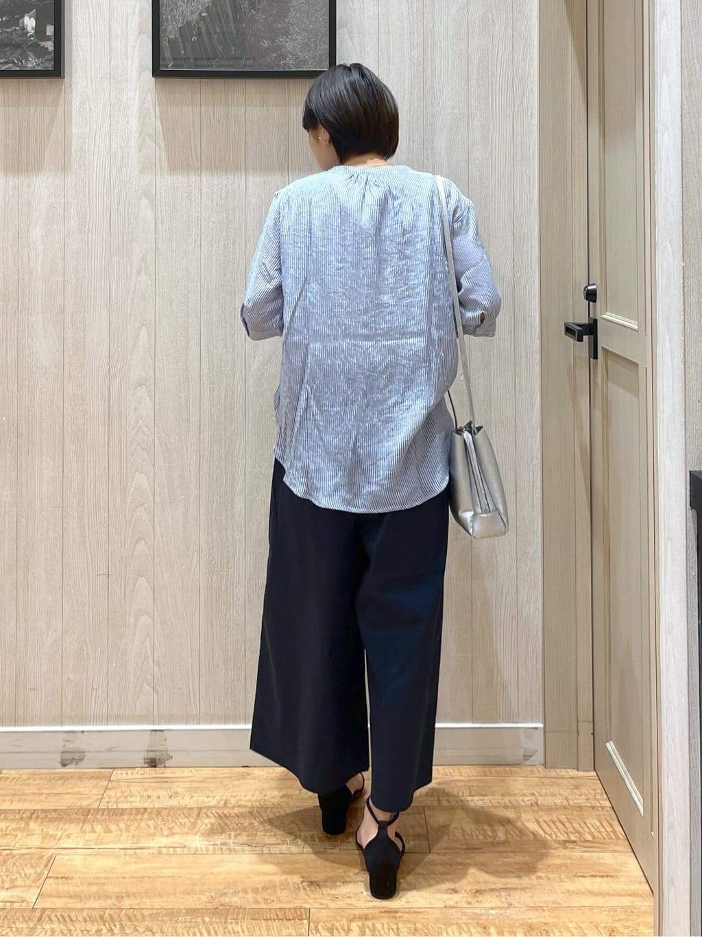 shirayuuuさんの「SHOO･LA･RUE｜【ひんやり/UV】キレイもすっきりも叶える マリン風ガウチョパンツ」を使ったコーディネート