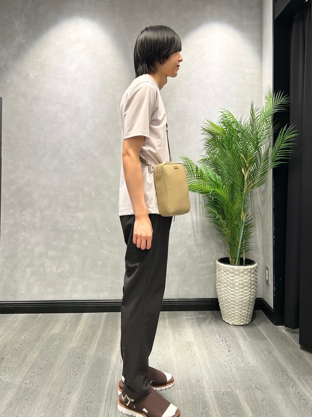 ruiさんの「TAKEO KIKUCHI｜【COOL CITY WEAR】エアートール パンツ /接触冷感・通気性」を使ったコーディネート