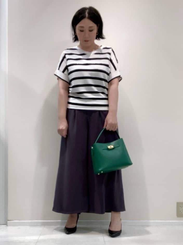 YUMIKOさんの「UNTITLED｜【追加/新色】エアリーワンハンドルバッグ」を使ったコーディネート