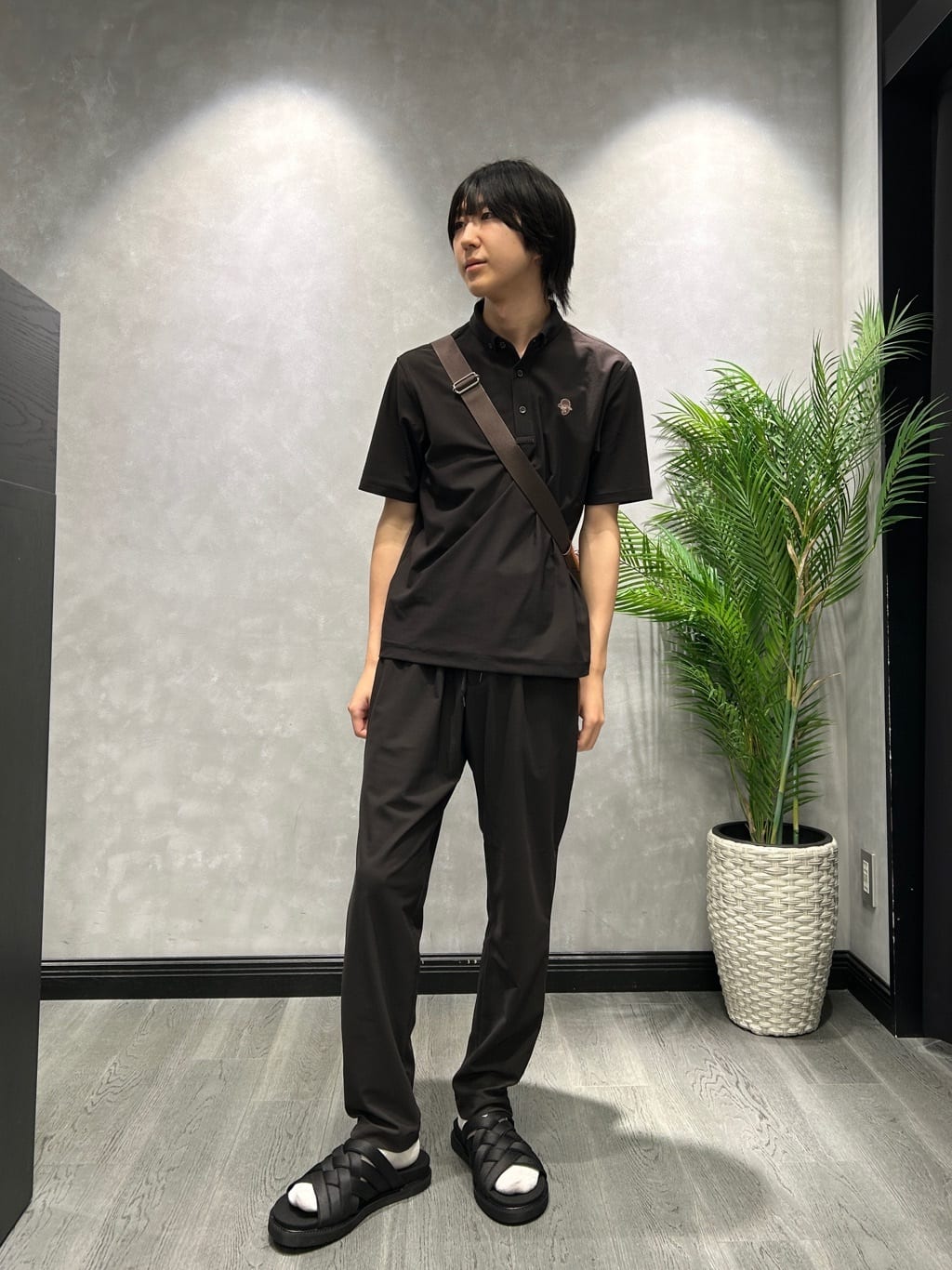 ruiさんの「TAKEO KIKUCHI｜【COOL CITY WEAR】エアートール ポロシャツ /接触冷感・通気性」を使ったコーディネート