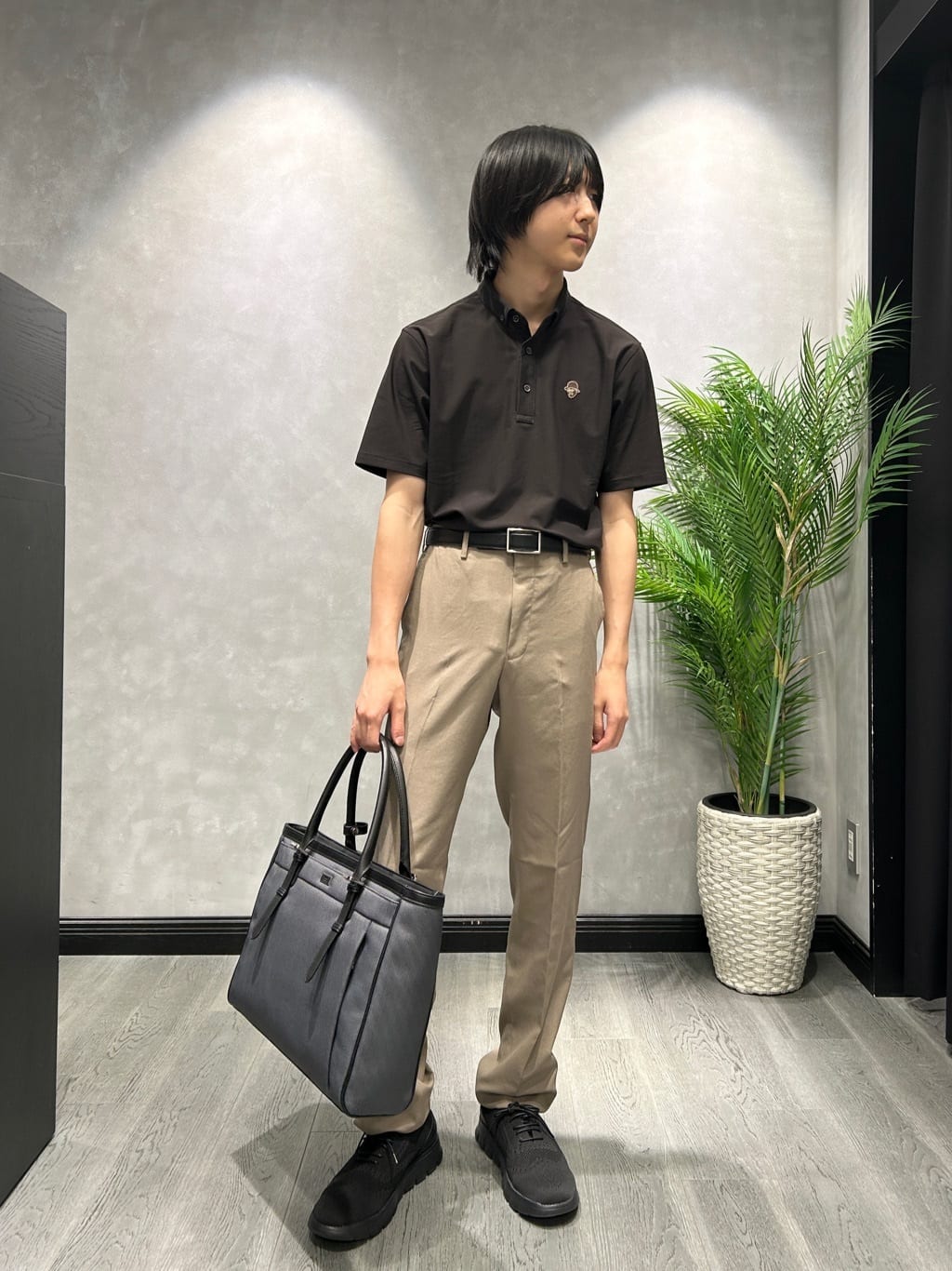 ruiさんの「TAKEO KIKUCHI｜【COOL CITY WEAR】アーバンクール パンツ /接触冷感・吸水速乾」を使ったコーディネート