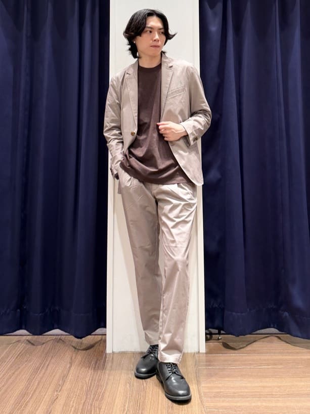 Tightさんの「THE SHOP TK｜◆スマートムーブ メッシュジャケット セットアップ可/ストレッチ/洗濯機OK」を使ったコーディネート