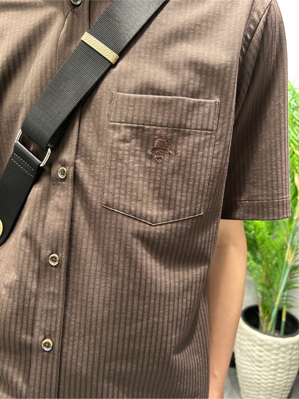 ruiさんの「TAKEO KIKUCHI｜【COOL CITY WEAR】ストライプジャージ ボタンダウンシャツ /接触冷感」を使ったコーディネート