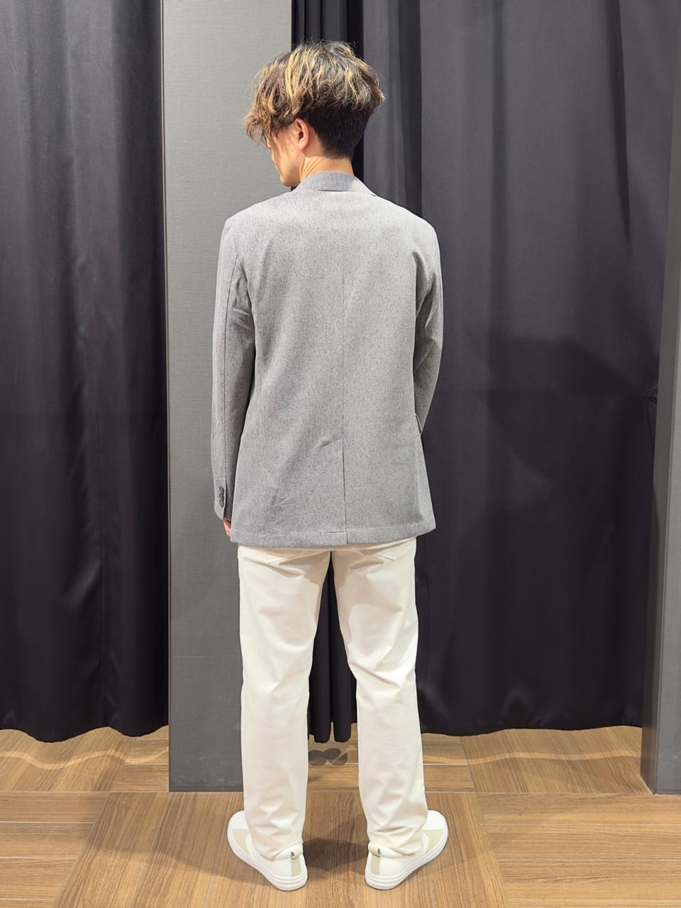 tomoyaさんの「THE SHOP TK｜シャリルジャージ ジャケット　洗濯機OK/吸水速乾/イージーケア/セットアップ可」を使ったコーディネート