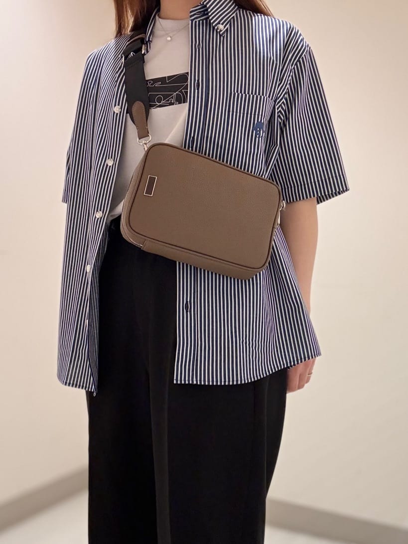 S.A.Oさんの「tk.TAKEO KIKUCHI｜【COOL CITY WEAR】ストライプジャージ ボタンダウンシャツ /接触冷感」を使ったコーディネート