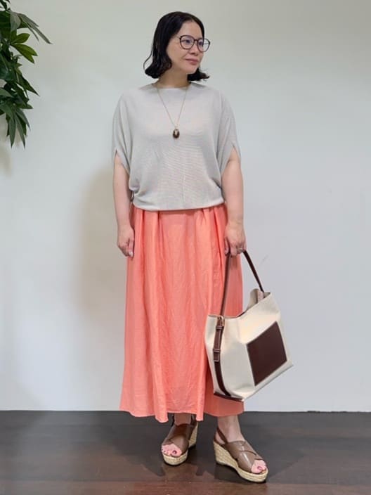 Asamiさんの「UNTITLED｜マーブルドロップネックレス」を使ったコーディネート