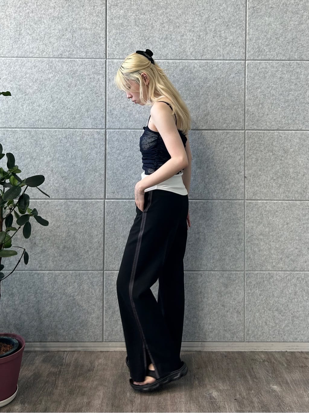 honoka Aさんの「CODE A｜【Cup-in】design cut tank」を使ったコーディネート