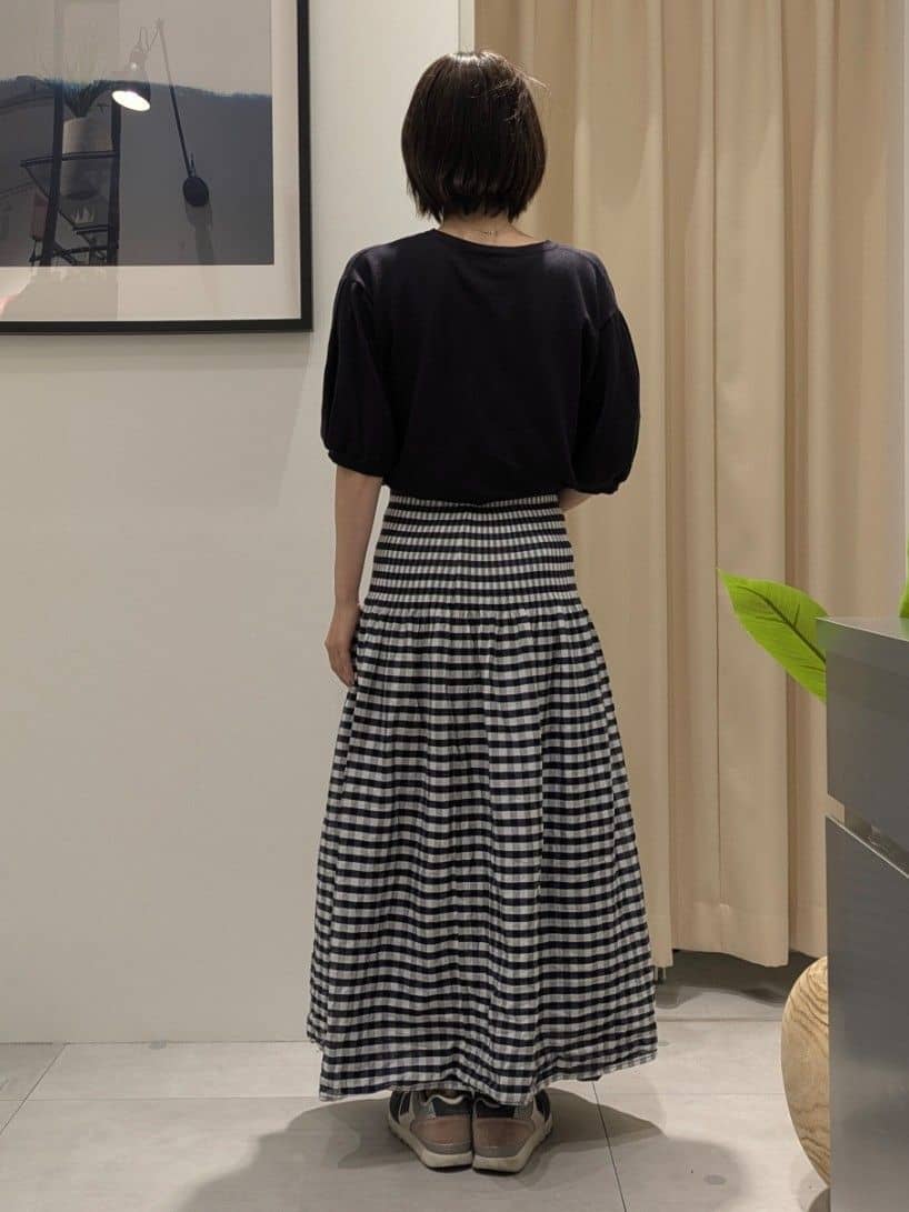 なめさんの「THE SHOP TK｜つば広雑材ハット」を使ったコーディネート