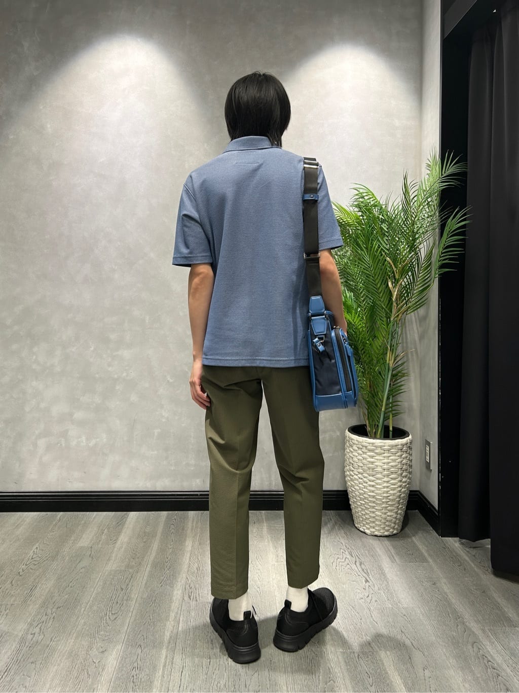 ruiさんの「TAKEO KIKUCHI｜【抗菌防臭／9色5サイズ展開】ハニカムメランジ ポロシャツ」を使ったコーディネート