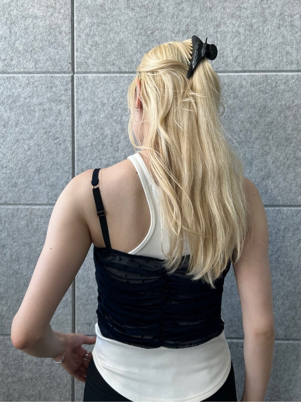 honoka Aさんの「CODE A｜【Cup-in】design cut tank」を使ったコーディネート