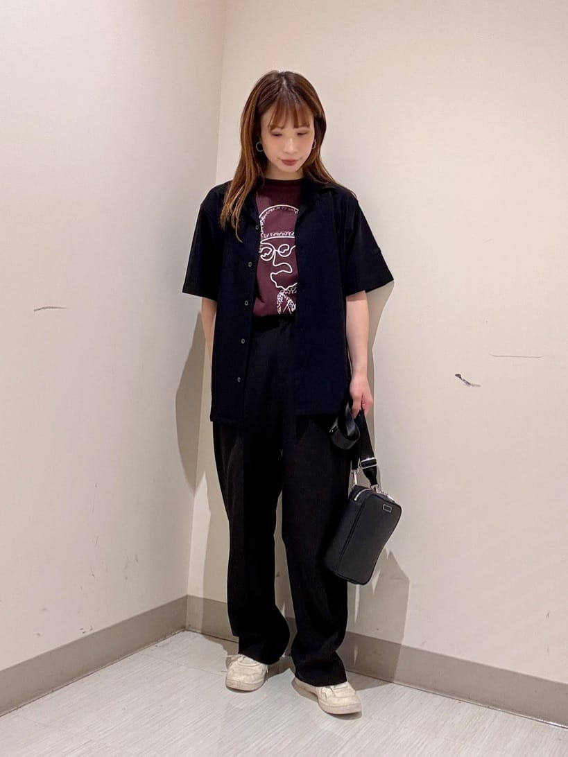 S.A.Oさんの「tk.TAKEO KIKUCHI｜【COOL CITY WEAR】エアートール オープンカラーシャツ /接触冷感・通気性」を使ったコーディネート