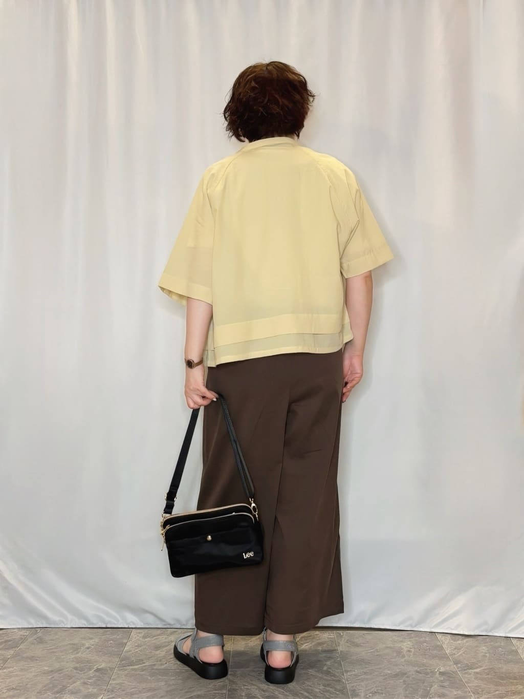 たみさんの「SHOO･LA･RUE｜【S-LL/ひんやり/UV】選べる6柄でそれぞれ欲しくなる プリントTシャツ」を使ったコーディネート
