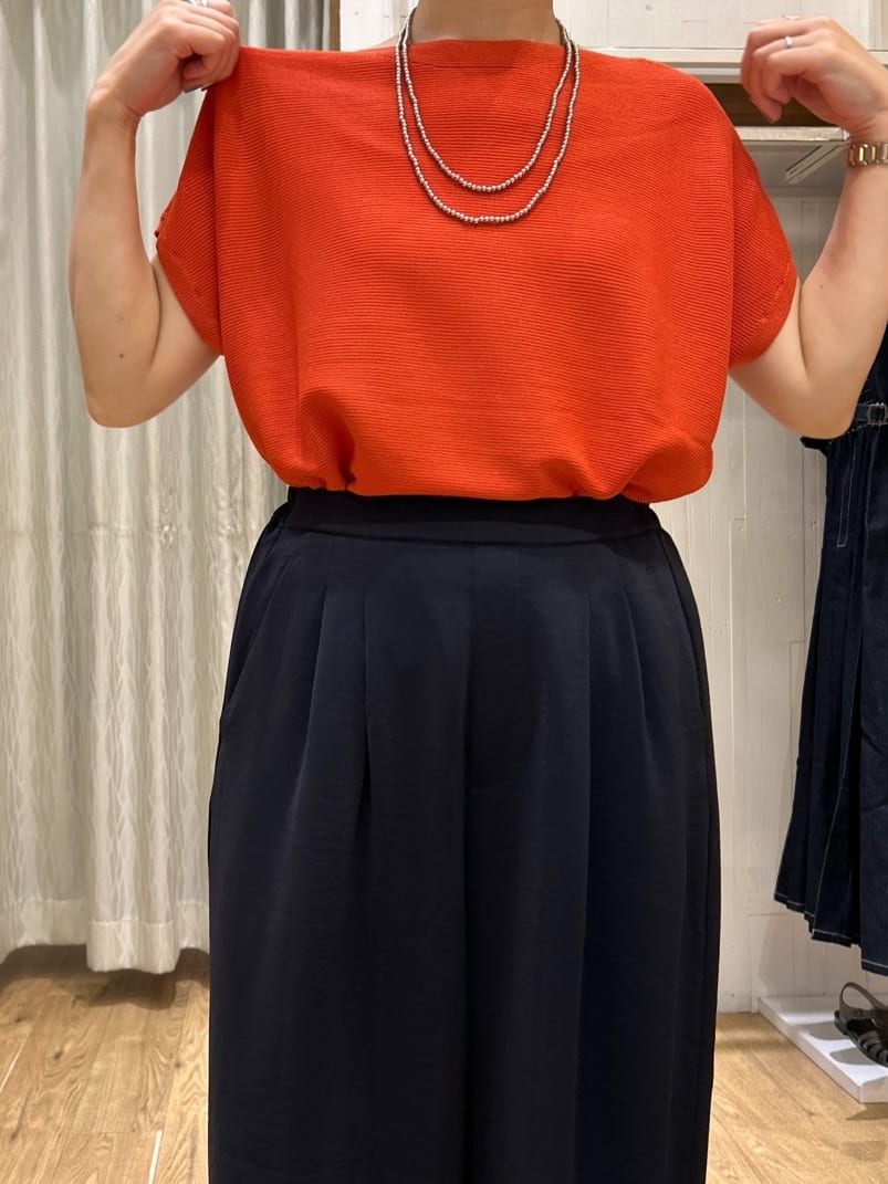 ga_riさんの「THE SHOP TK｜【6色展開】さらさらフレンチニット【毛玉になりにくい/洗濯機OK】」を使ったコーディネート