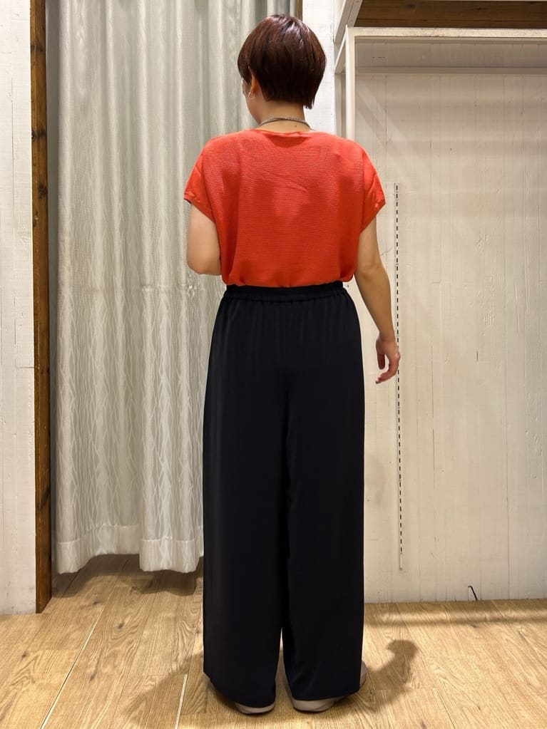 ga_riさんの「THE SHOP TK｜【6色展開】さらさらフレンチニット【毛玉になりにくい/洗濯機OK】」を使ったコーディネート