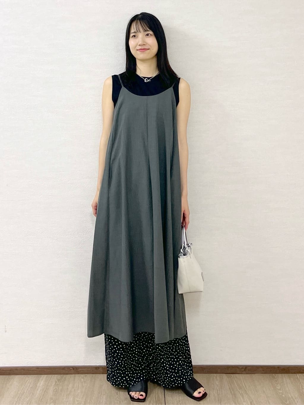 sachikoさんの「OPAQUE.CLIP｜ハートマンテル ボールチェーンネックレス」を使ったコーディネート