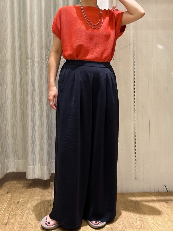 ga_riさんの「THE SHOP TK｜【6色展開】さらさらフレンチニット【毛玉になりにくい/洗濯機OK】」を使ったコーディネート