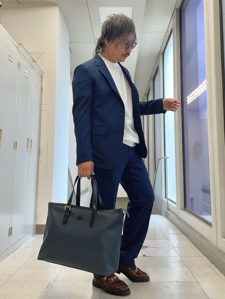MAKOTO AIさんの「TAKEO KIKUCHI｜【COOL CITY WEAR】アーバンクール ジャケット /接触冷感・吸水速乾」を使ったコーディネート