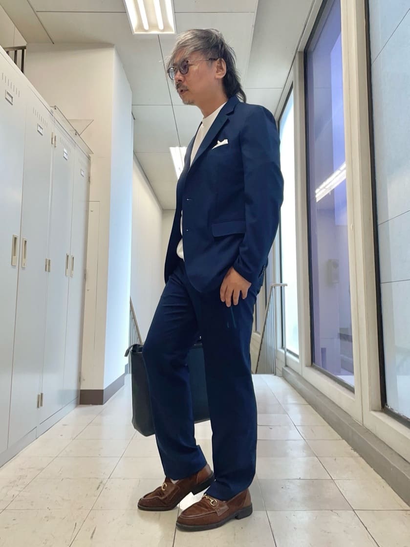MAKOTO AIさんの「TAKEO KIKUCHI｜【COOL CITY WEAR】アーバンクール ジャケット /接触冷感・吸水速乾」を使ったコーディネート